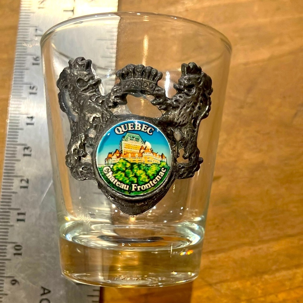 Collectible Chateau Frontenac Quebec Canada Shot Glass